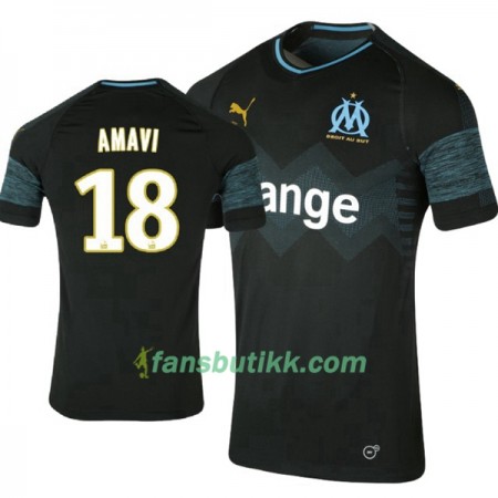 Fotballdrakt Olympique de Marseille Amavi 18 Bortetrøye 2018-2019 Kortermet